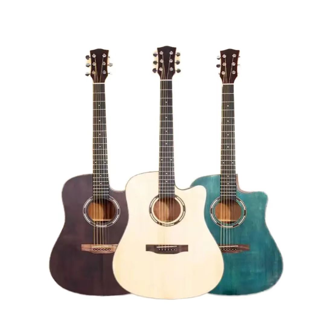 41" Acoustic Guitar for Beginners - Spruce Top, Mahogany Back, OEM Available