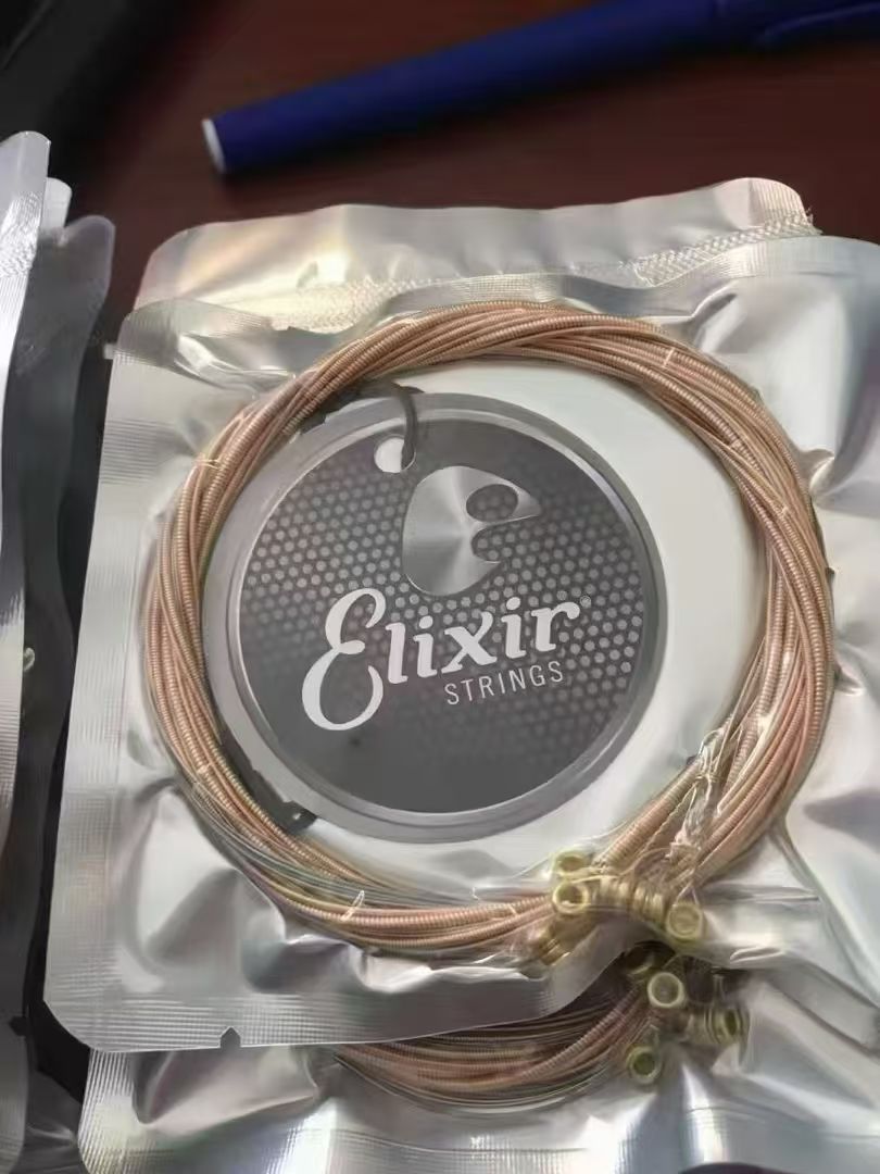 Elixir Guitar Strings Acoustic NANOWEB Coated - Phosphor Bronze Anti-Rust Long Life