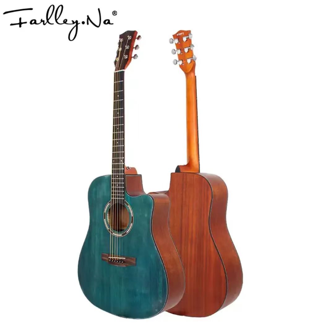 41" Acoustic Guitar for Beginners - Spruce Top, Mahogany Back, OEM Available